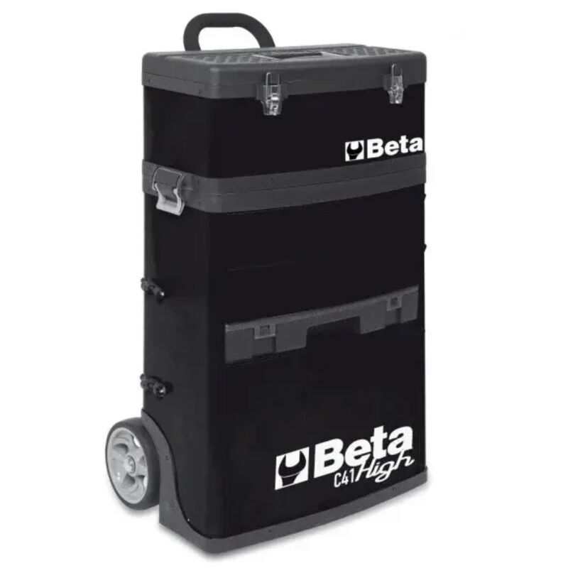 foto del prodotto beta c41h trolley portautensili 2 moduli nero