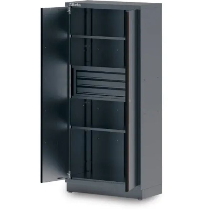 foto del prodotto beta c45pro 2.0 as2 3c armadio a 2 ante con modulo cassetti per arredo officina