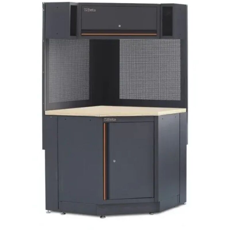 foto del prodotto beta c45pro 2.0 corner w modulo angolare completo autoportante per arredo officina