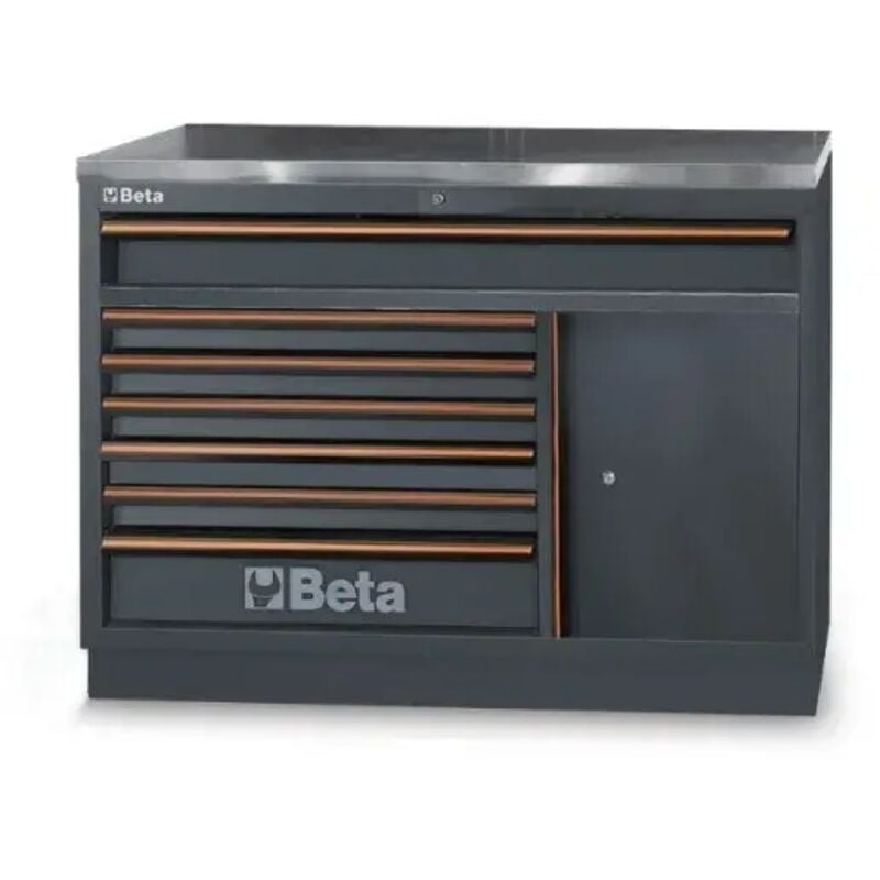foto del prodotto beta c45pro 2.0 m7a x modulo fisso con 7 cassetti per arredo officina