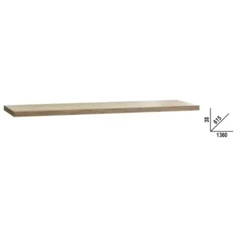 foto del prodotto beta c45pro 2.0 pwe 2 1,3mt piano di lavoro in legno multistrato 136x61,5 cm