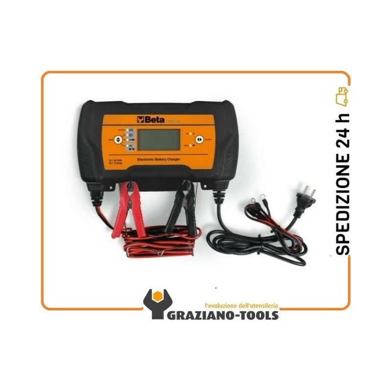 foto del prodotto beta caricabatterie elettronico 12 24v multifunzione 1498 16a