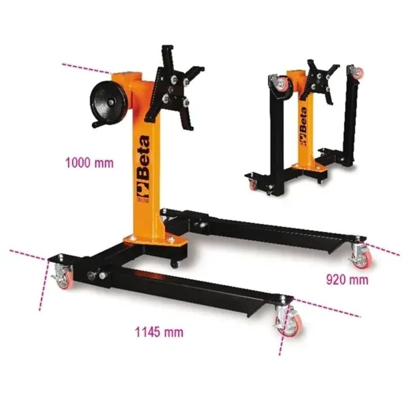 foto del prodotto beta - cavalletto sostegno motori 3014sar - 920x1145x1000