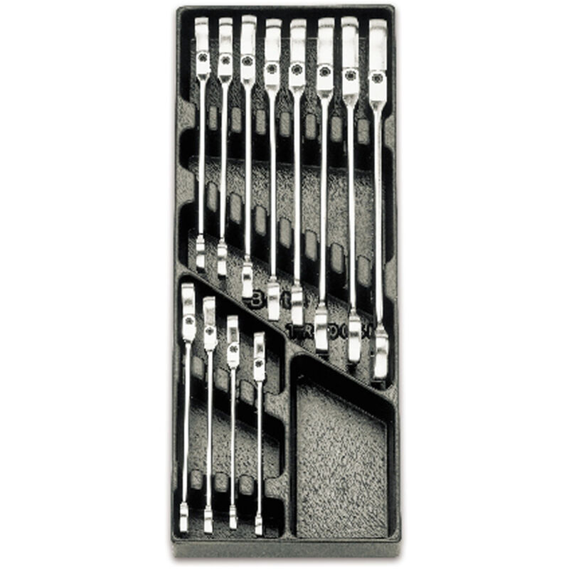 foto del prodotto beta - chiavi a cricchetto poligonali snodate con termoformato rigido t46