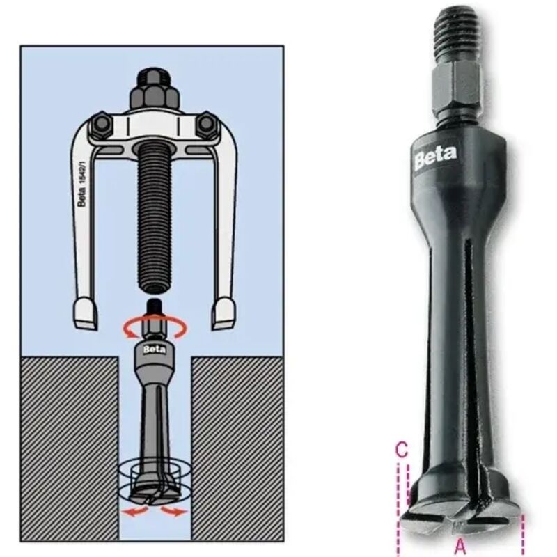 foto del prodotto beta - espansore a settori per interni 1544 3 da 16 a 21 mm - compatibile con art. 1540-1542