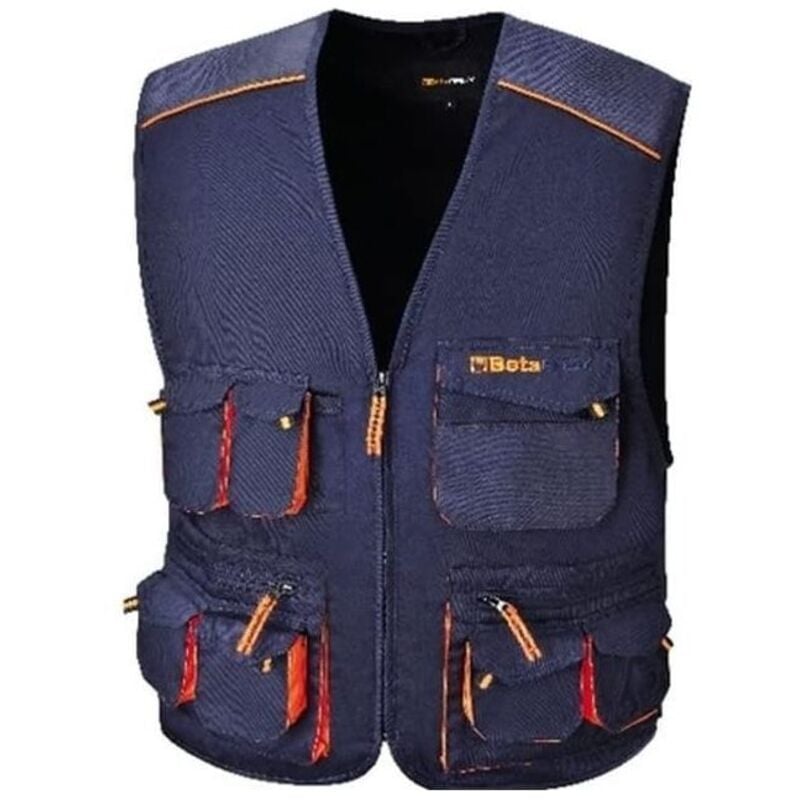 foto del prodotto beta gilet multitasche taglia xxxl colore blu