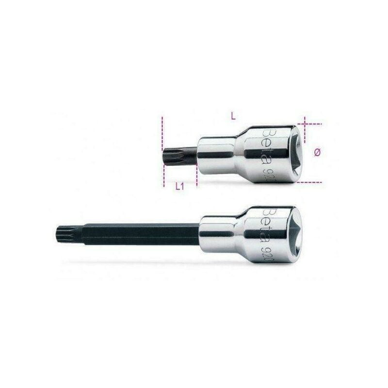 foto del prodotto beta inserti maschio con profilo xzn m14 a bussola da 1 2 920xzn