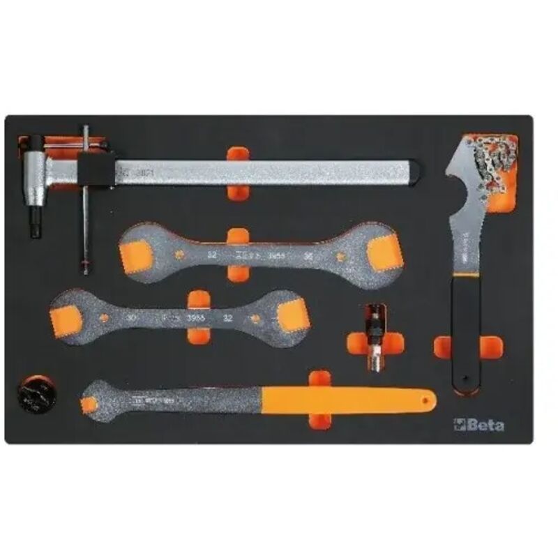 foto del prodotto beta m401 termoformato morbido per manutenzione biciclette 7 pz.