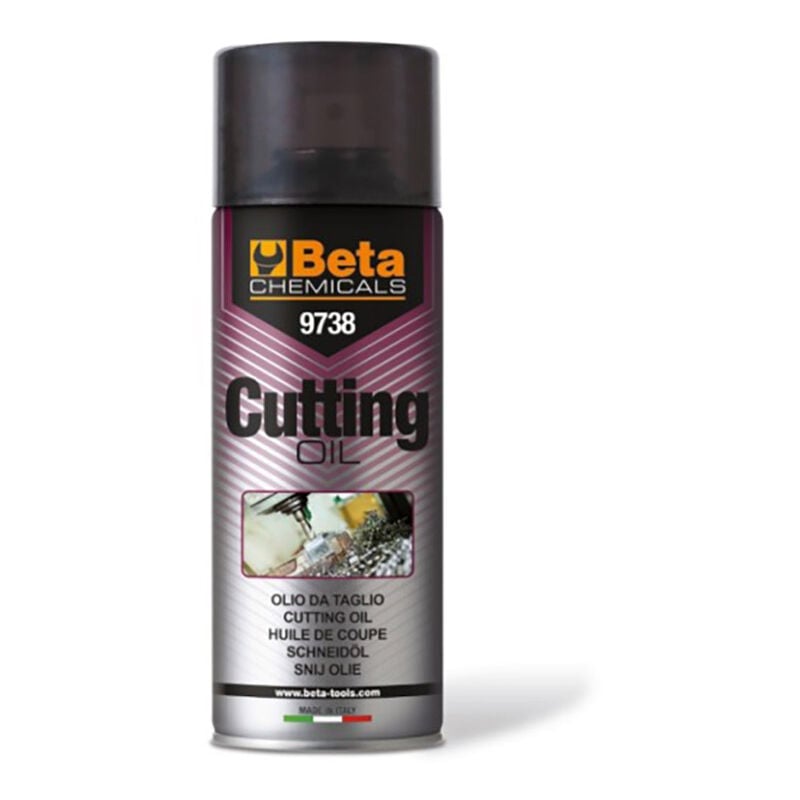 foto del prodotto beta - olio da taglio 9738 - cutting oil per fresatura, alesatura, filettatura, foratura - 400 ml