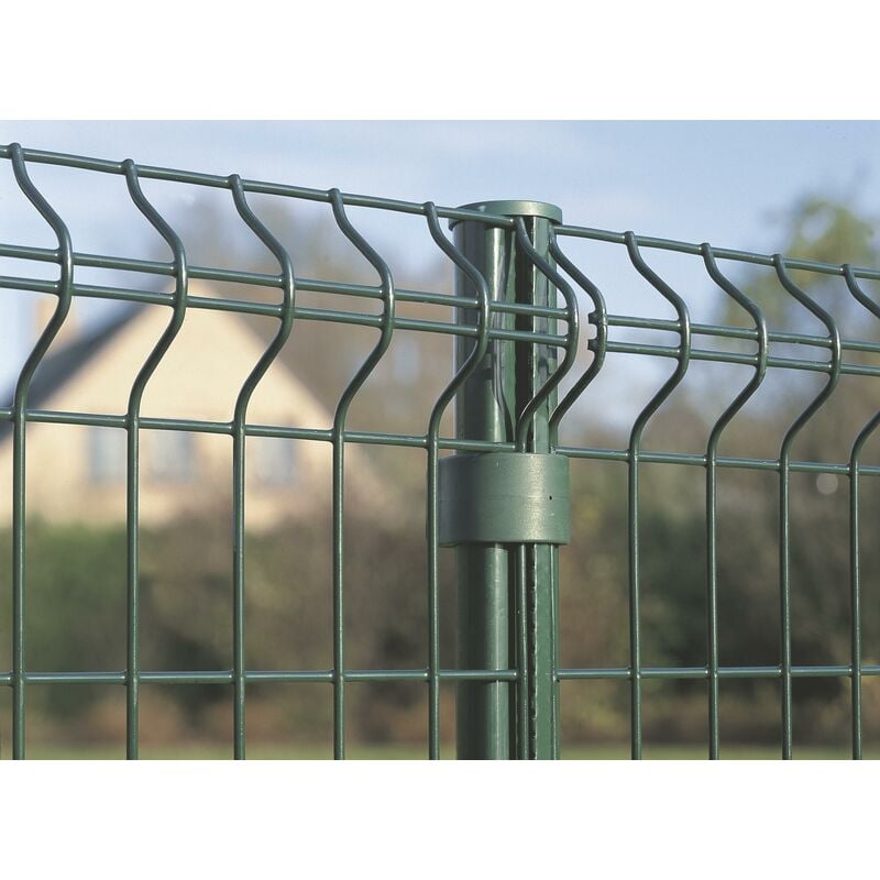 foto del prodotto beta pali per pannelli da recinzione bekafor con cappuccio protettivo 110cm green