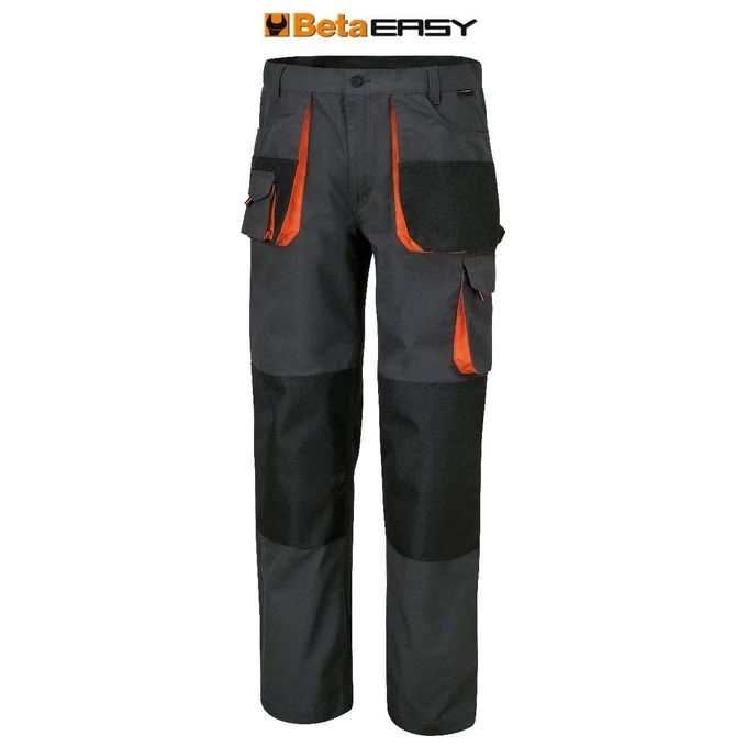 foto del prodotto beta pantaloni easy canvas grey taglia xs per abbigliamento da lavoro e antinfortunistica