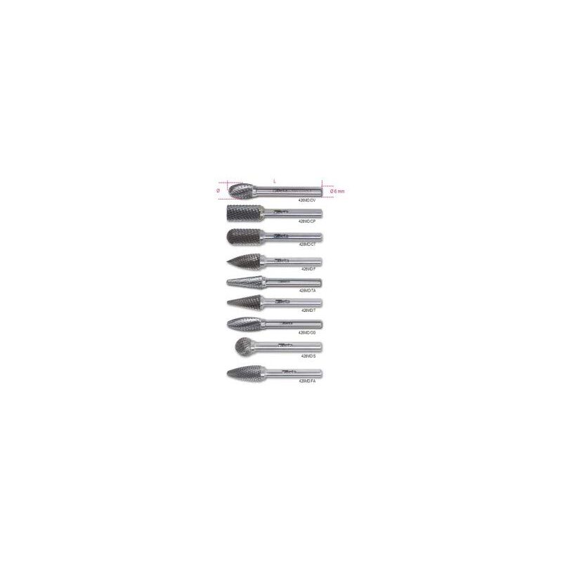 foto del prodotto beta pilnik frez obrotowy ukowy zaokr glony 9,5 x 16mm trzpie 6mm 426md fa9.5