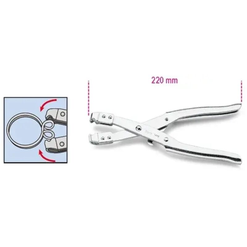 foto del prodotto beta pinza per anelli stringitubo 1472 220 mm