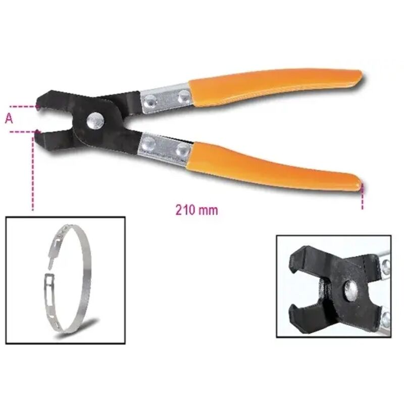 foto del prodotto beta pinza per collari oetiker 1473p a 53 mm