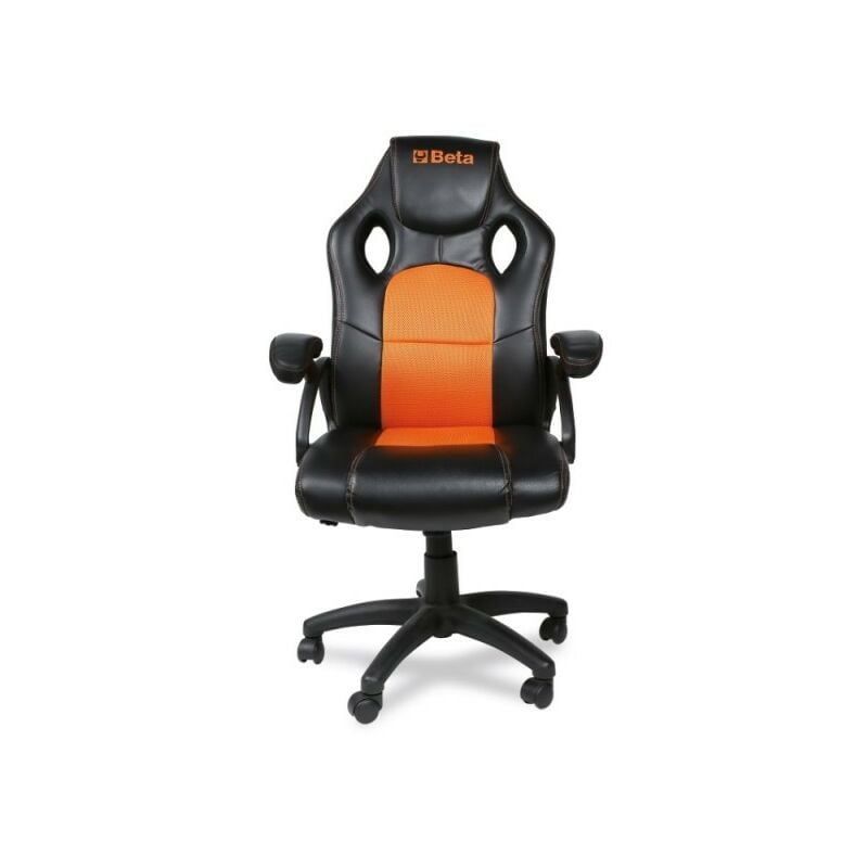 foto del prodotto beta poltrona sedia da ufficio ergonomica in finta pelle portata 120 kg