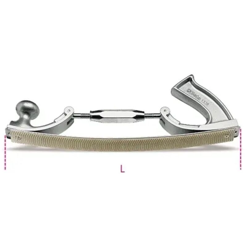 foto del prodotto beta - portalima con lima a dentatura radiale, piatta flessibile art. 1338a