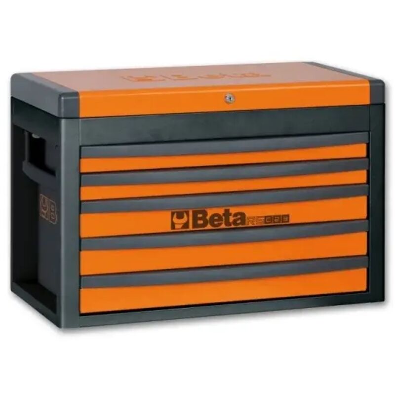 foto del prodotto beta rsc23 cassettiera portautensili con 5 cassetti arancione