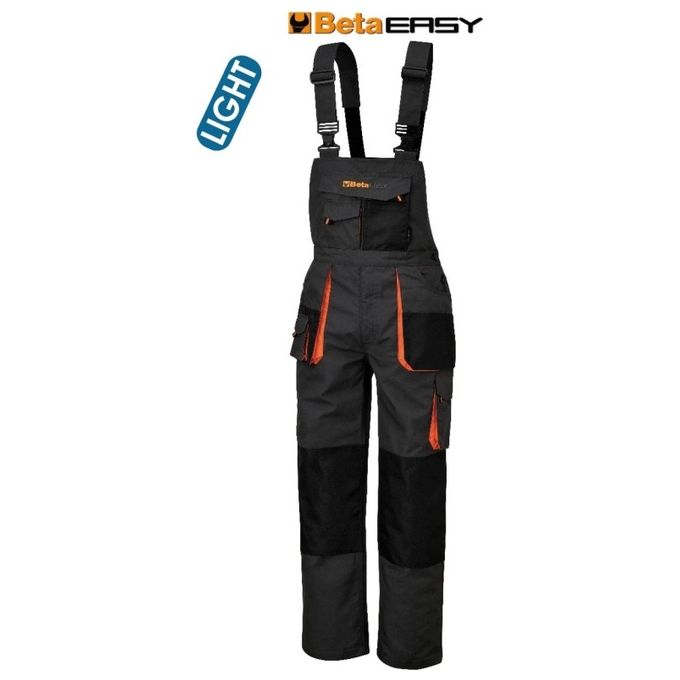 foto del prodotto beta salopette easy twill 180gr grey taglia xs abbigliamento da lavoro e antinfortunistica di alta qualita 