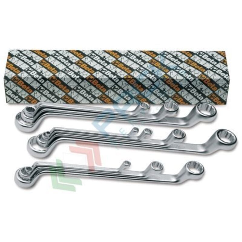 foto del prodotto beta - serie chiavi poligonali doppie curve pollici 90as 10