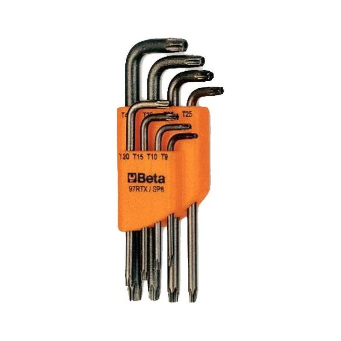 foto del prodotto beta serie chiavi torx piegate t9-40 pezzi 8 97rtx-sc8