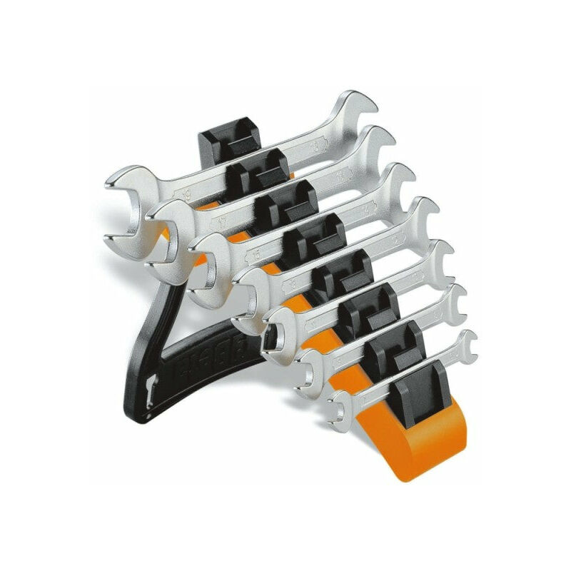foto del prodotto beta serie di 7 chiavi a forchetta doppie con supporto action 55 sp7