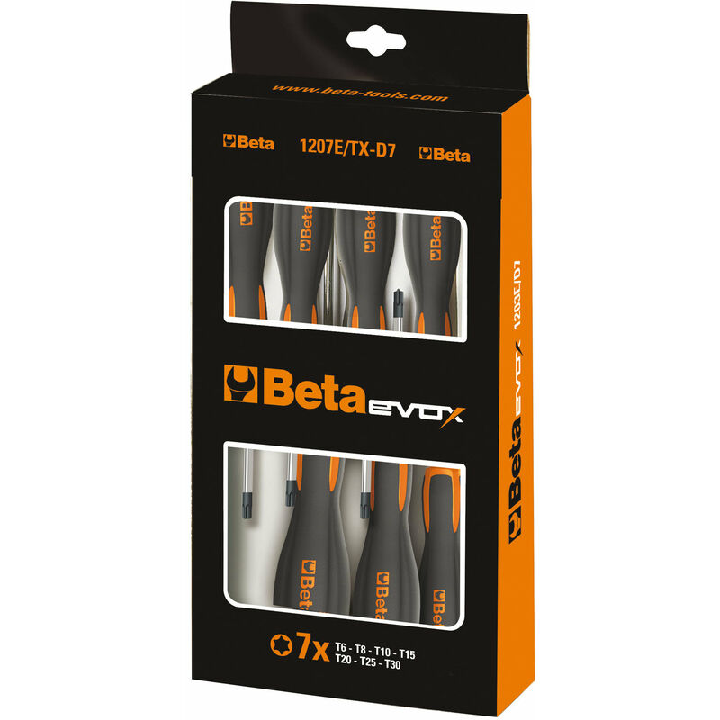 foto del prodotto beta set 7 giraviti torx evox 1207e tx d7