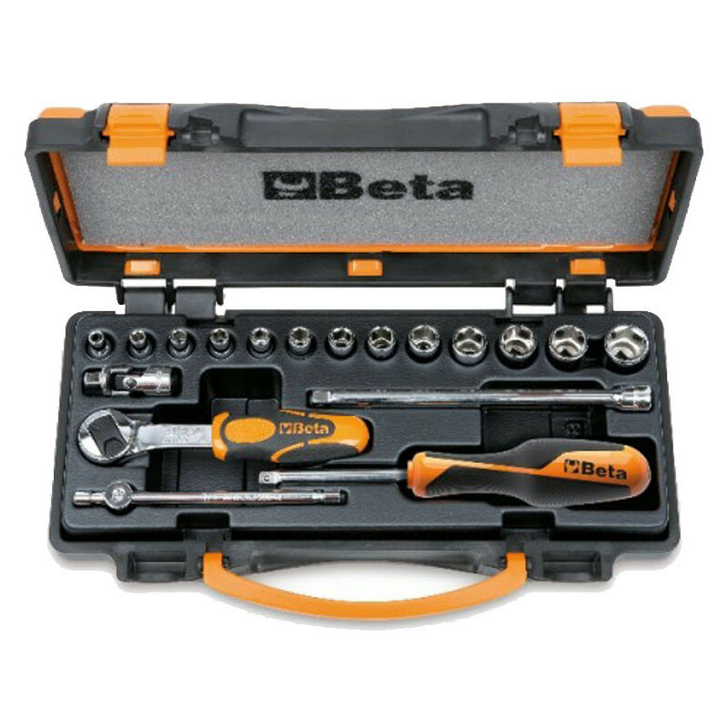 foto del prodotto beta set di 13 chiavi a bussola esagonali e 5 accessori 009000953
