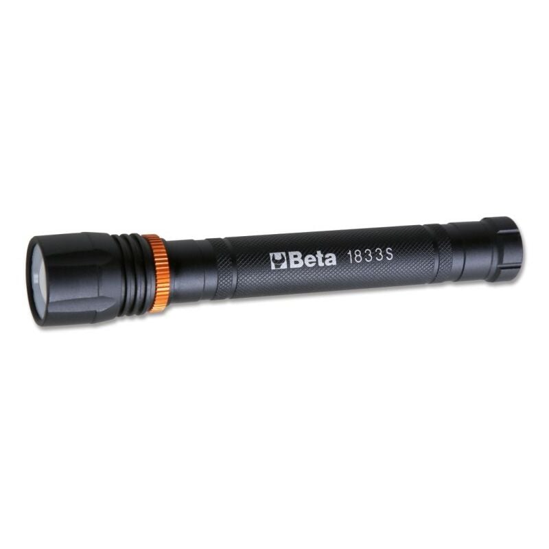 foto del prodotto beta torcia a led a batteria in alluminio 500lm da 150mm. 1833s
