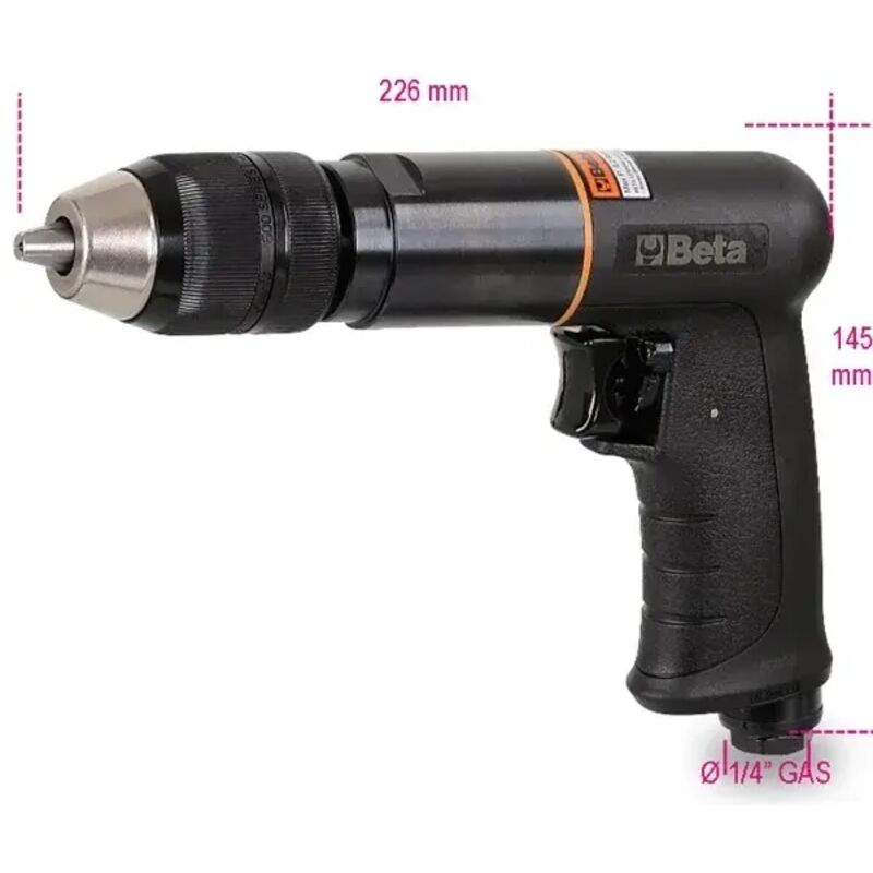 foto del prodotto beta trapano pneumatico reversibile 1931cd13 1,5 13 mm