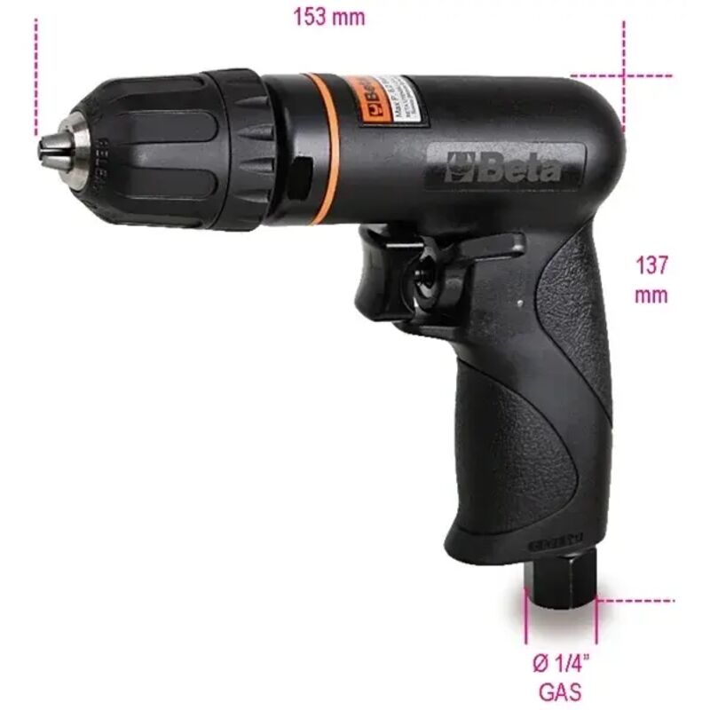 foto del prodotto beta trapano pneumatico reversibile 1931cd6 1 6 mm