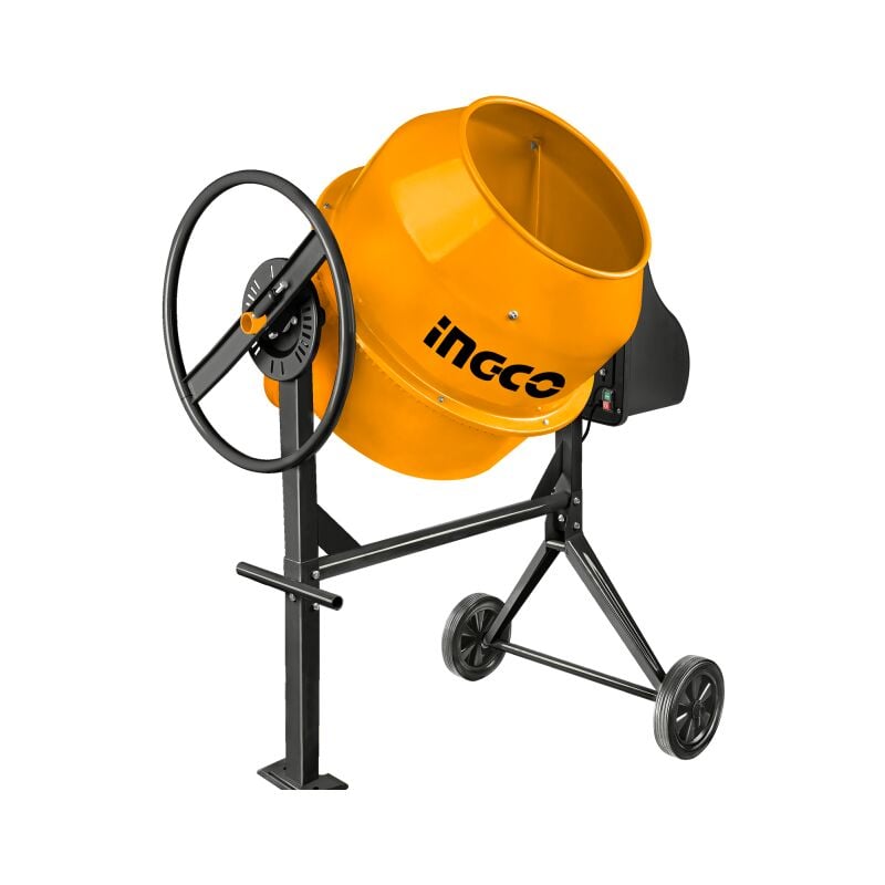 foto del prodotto betoniera elettrica 180lt 800w ghiera in ghisa motore a induzione in alluminio ingco cm30 1e
