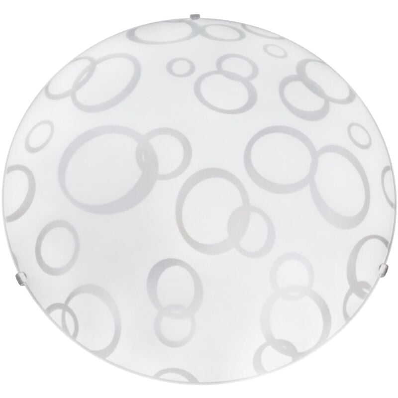 foto del prodotto betta lampada plafoniera 2 lampadine e27 40 cm cerchi