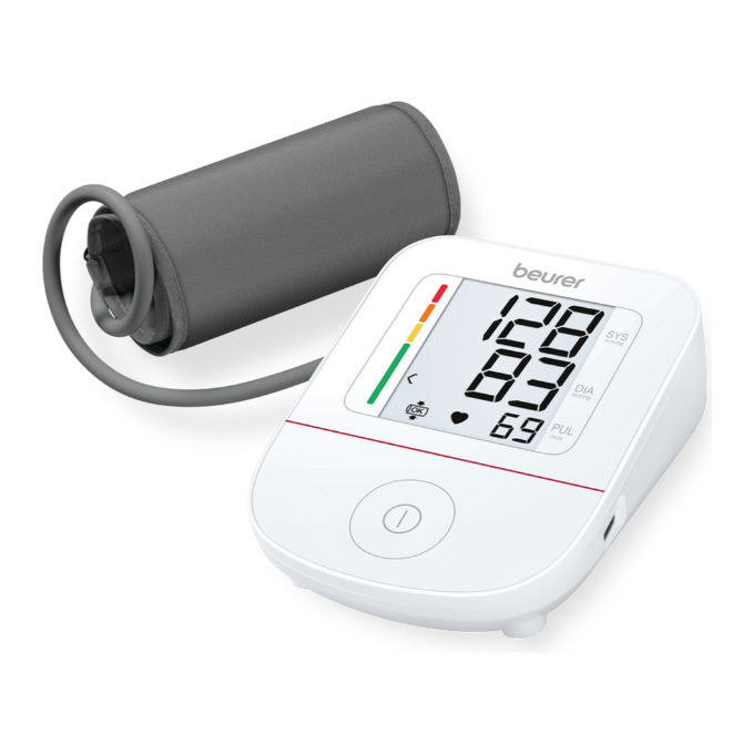 foto del prodotto beurer bm 23 misuratore di pressione con porta usb-c rilevazione aritmie monotasto