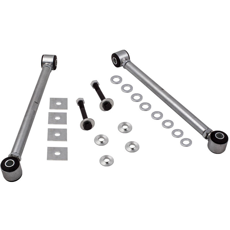 foto del prodotto bfo 2x querlenker hinten mit buchsen f r chevrolet corvette 1963 1979 einstellbar deadjustable pair rear strut rods kit w bushings for chevrolet