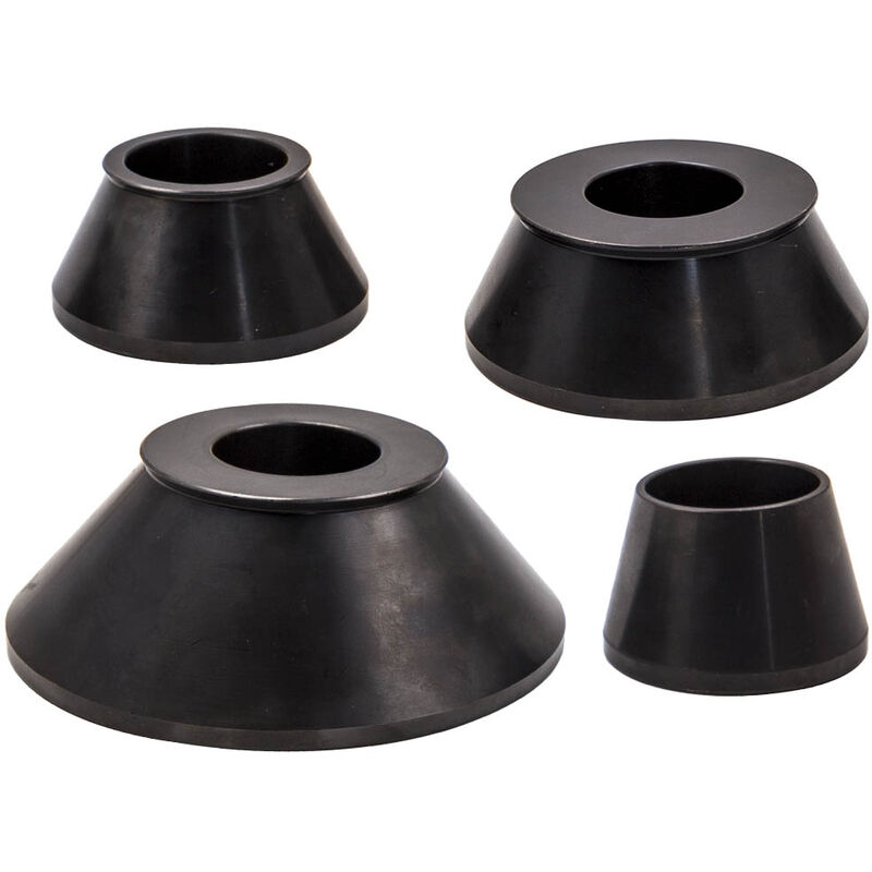 foto del prodotto bfo 4 pcs steel wheel balancer standard taper cone kit for 40mm shaft car trucks suv