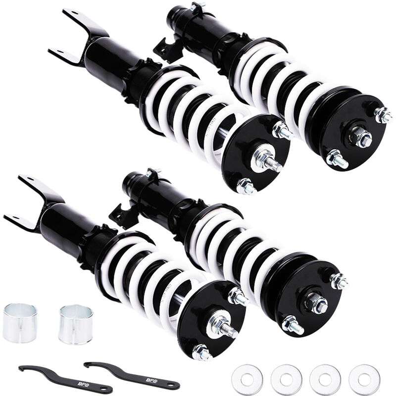 foto del prodotto bfo ammortizzatori assetto regolabile a ghiera for honda civic crx 88 91 ee ef ec acura integra dc2 dc4 coilover suspension kit kit assetto