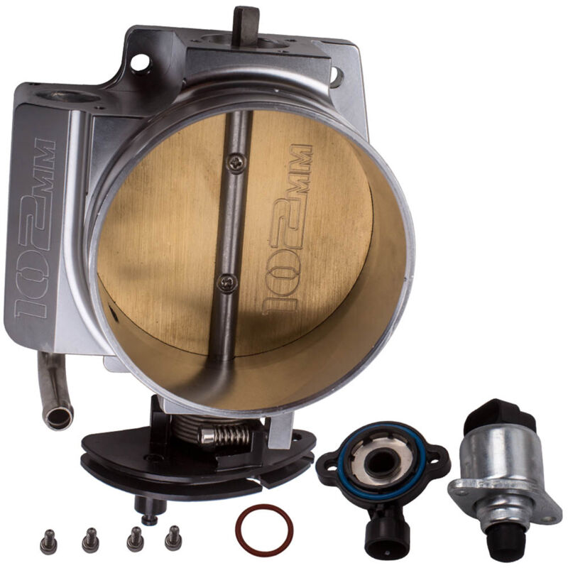 foto del prodotto bfo corpo farfallato valvola for gmc iii ls1 ls2 ls3 ls6 ls7 lsx 102mm cnc alluminio