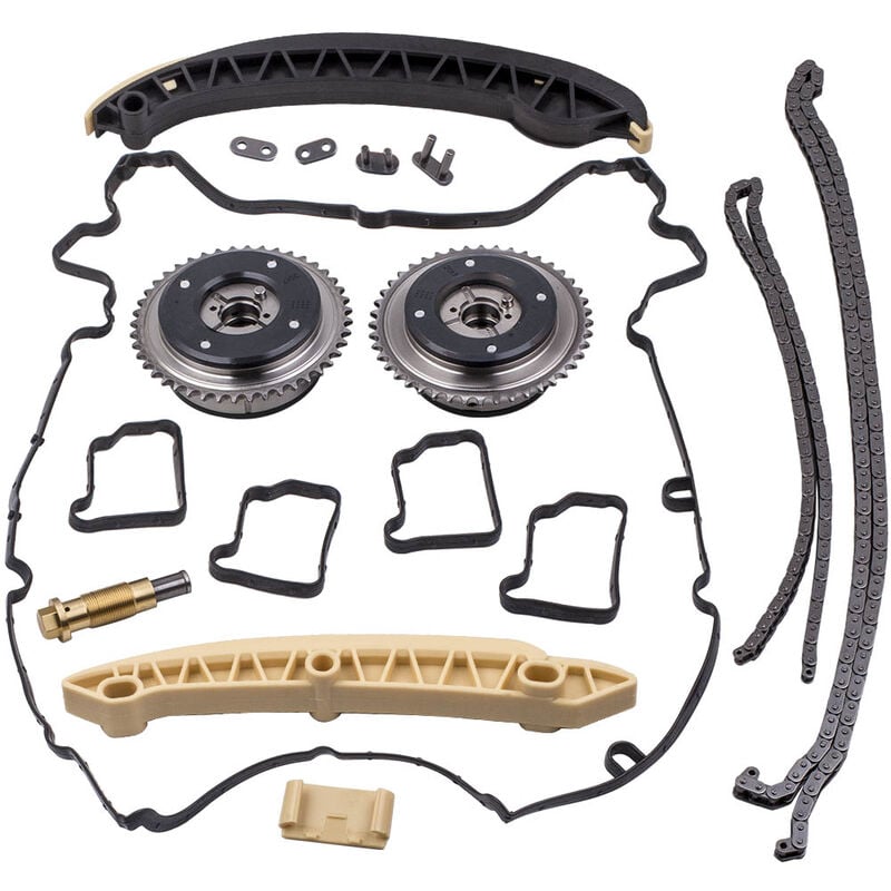 foto del prodotto bfo kit catena di distribuzione ingranaggi albero a camme for mercedes 2710510003 2710500611 set catene di controllo compressore con 2710500647
