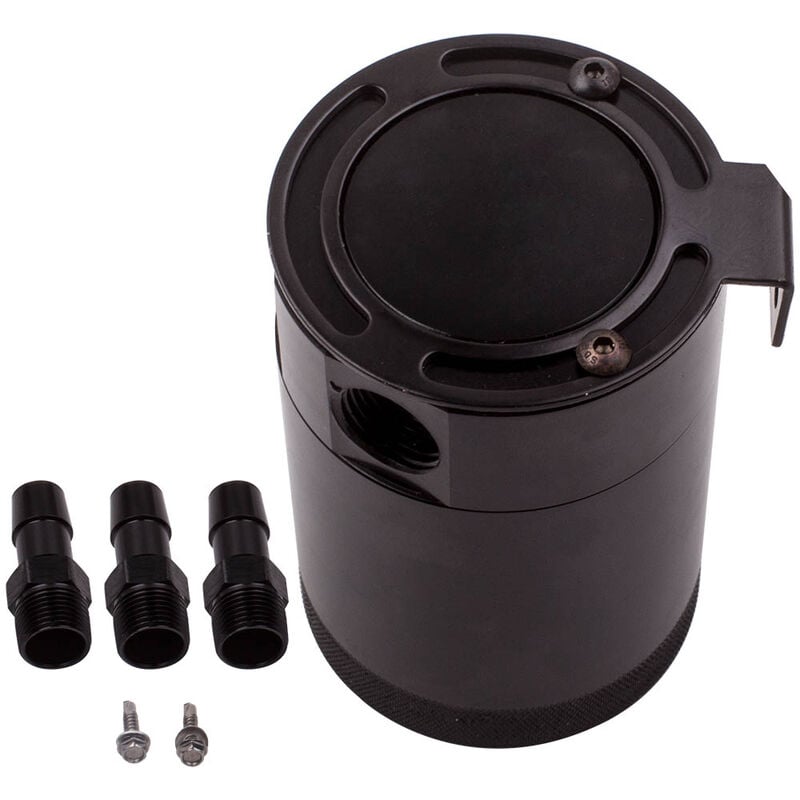 foto del prodotto bfo l catch tank lsammler lbeh lter oil auffangbeh lter alu pcv universal 1 3 port 3 anschl sse universal lauffangbehlter lsammler auffangbehlter