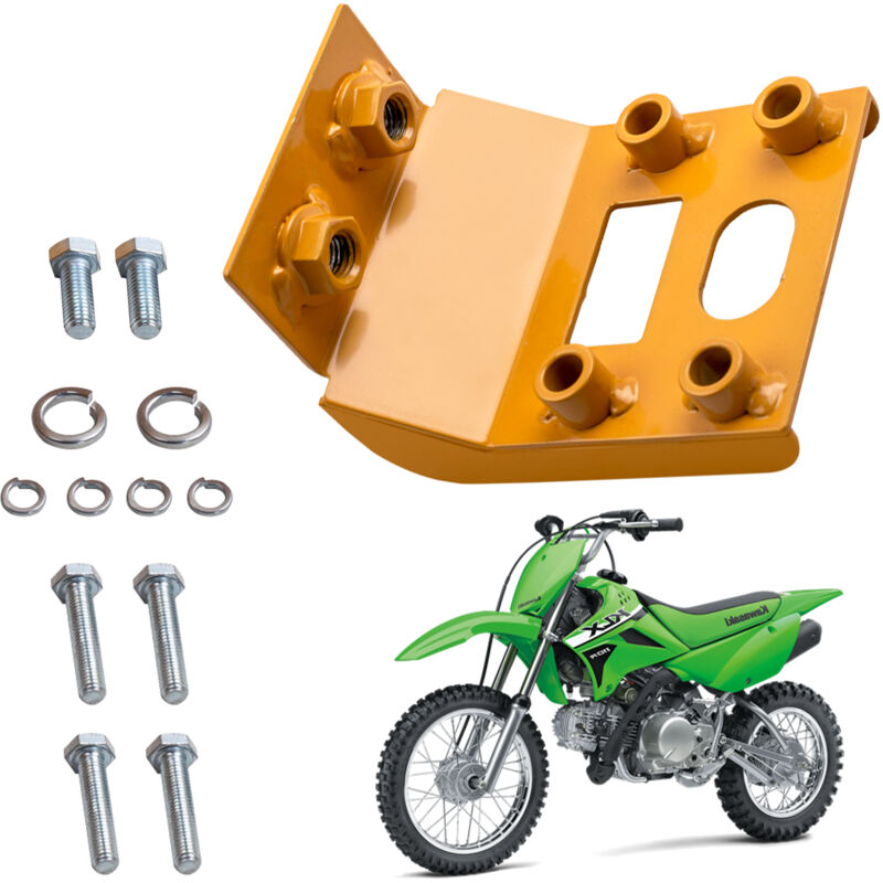 foto del prodotto bfo new mounting brackets bolts for kawasaki klx110 suzuki drz110 staffa montaggio
