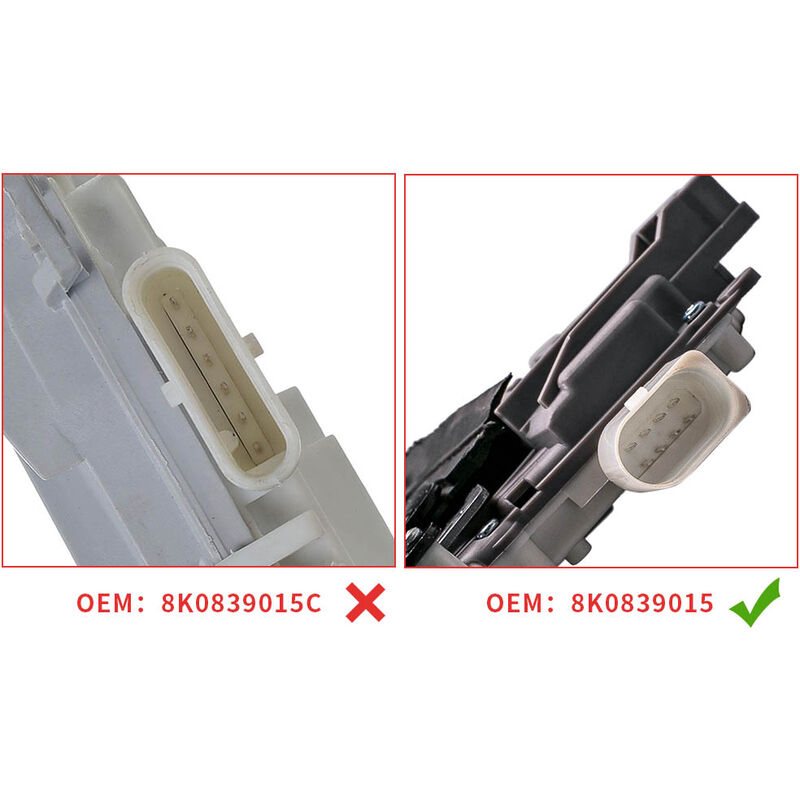 foto del prodotto bfo serratura attuatore porta posteriore sinistro per audi a3,a4,a5,q3 q5 8k0839015