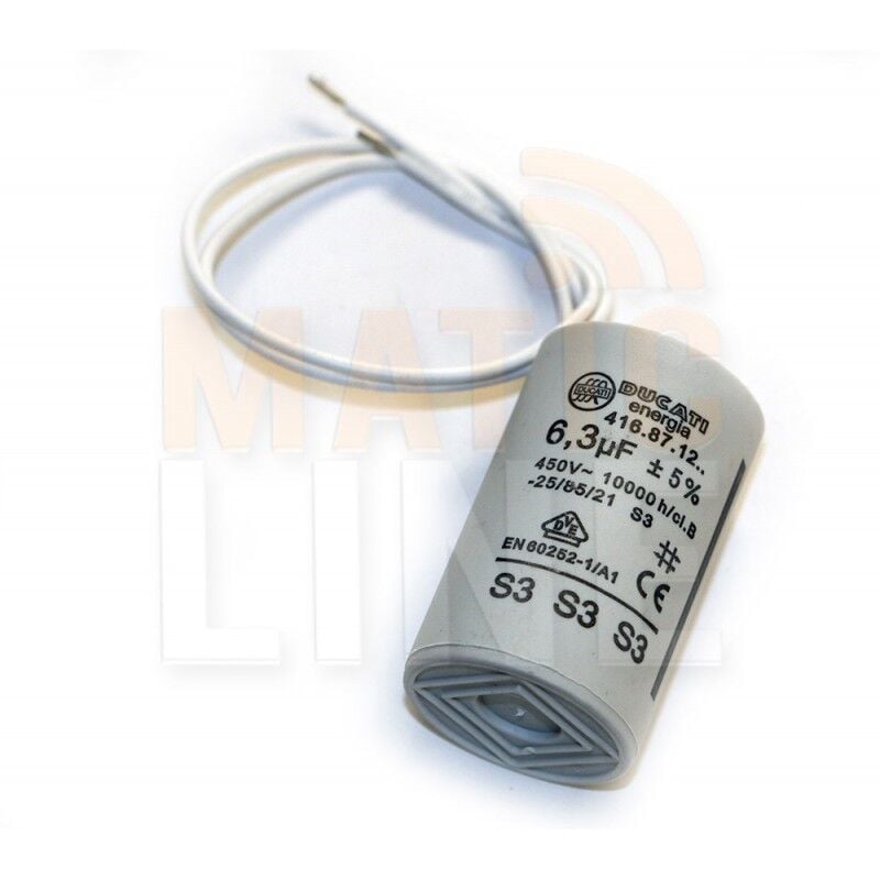 foto del prodotto bft condensatore. 6,3 mf per operatori serie motore compat lem automazione