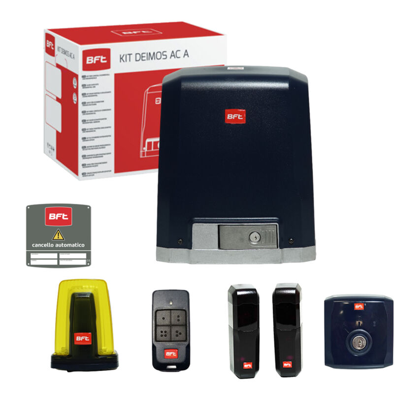 foto del prodotto bft kit cancello scorrevole con motore deimos ac a600 230v 600kg 2611829 ml022