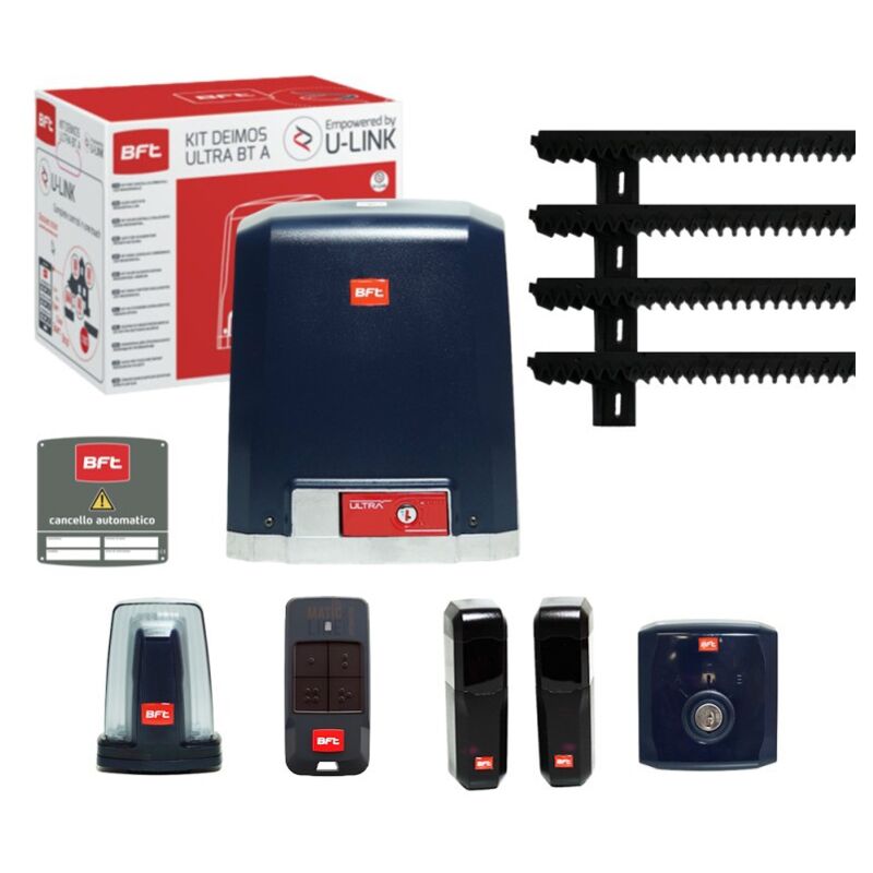 foto del prodotto bft kit deimos ultra bt a400 24v 400kg2611815 cancello scorrevole ml04