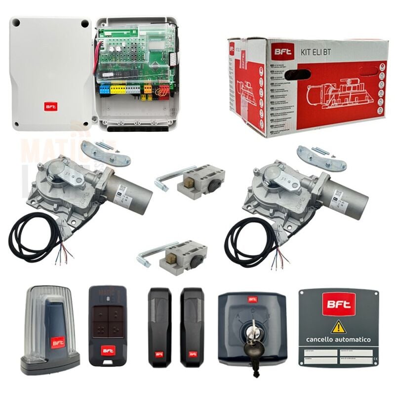 foto del prodotto bft kit eli bt a40 24v cancello ante battenti interrato casse non incluse 2613255