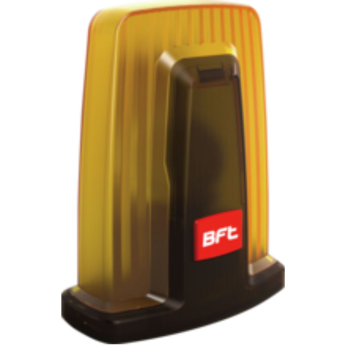 foto del prodotto bft lampeggiante radius led ac a ro motori alimentati 230 volt