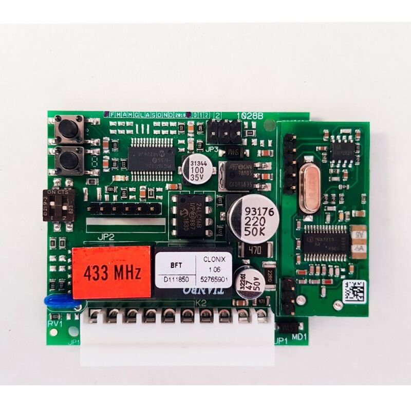 foto del prodotto bft radio ricevente ricevitore clonix 2 bicanale da innesto 2600152