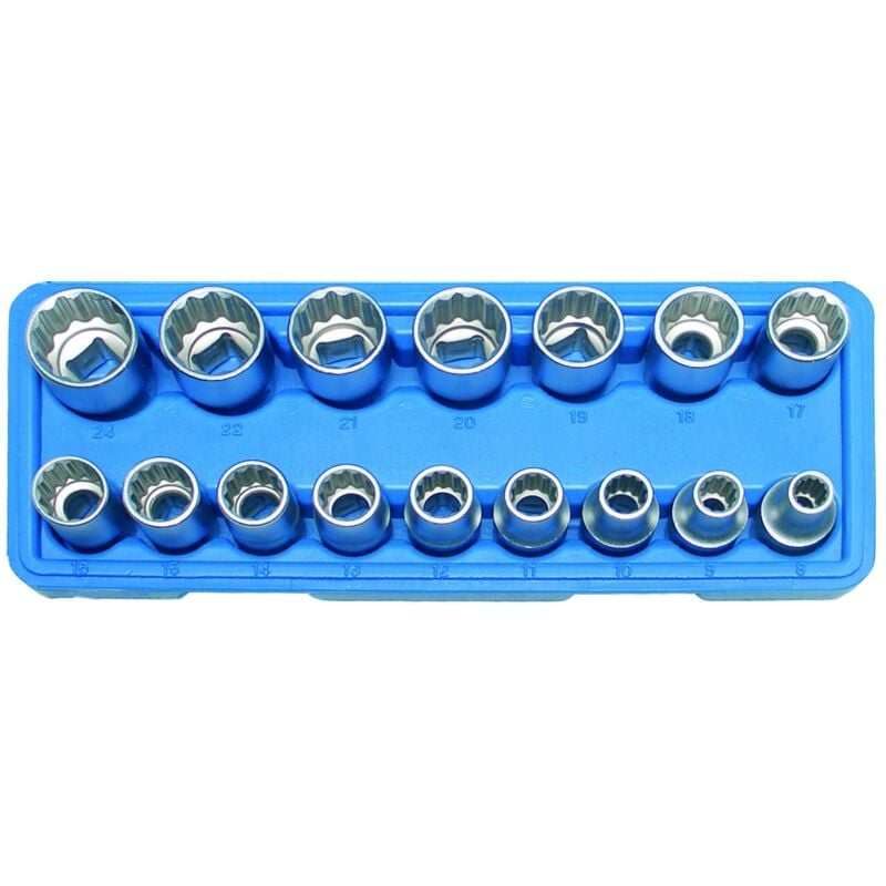 foto del prodotto bgs 12 calze quadrate 1 2 dtail set da 8 a 24 mm