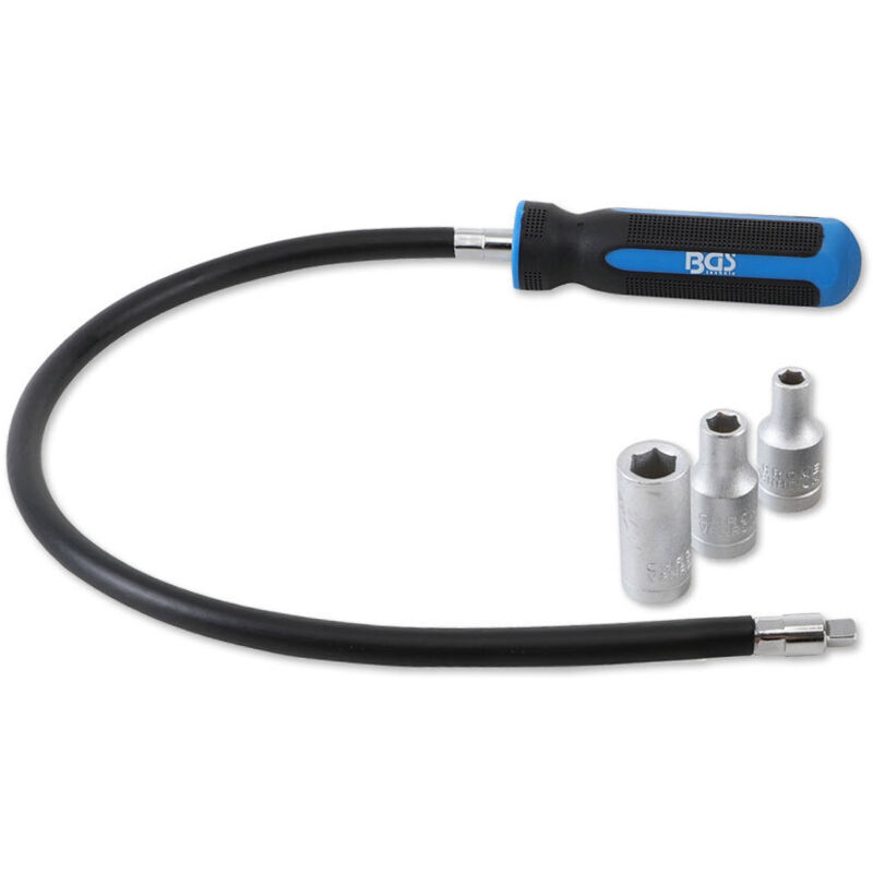 foto del prodotto bgs chiave flessibile chiave 4, 5, 7 extra lunga 500 mm