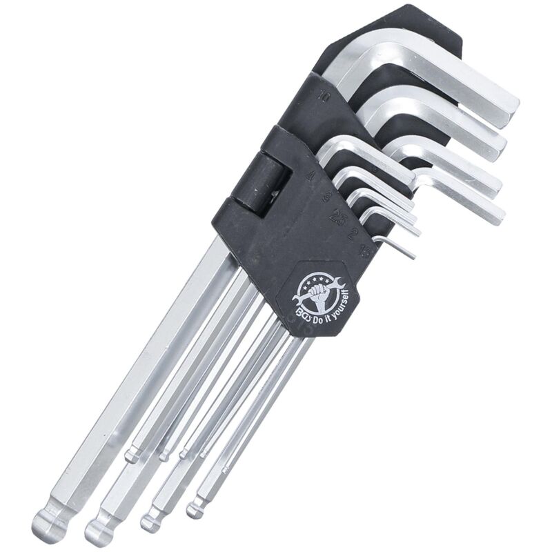 foto del prodotto bgs do it yourself - chiavi a brugola metriche con testa sferica